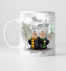 Beste Zauberinnen (2-3 Freundinnen) - Personalisierte Tasse