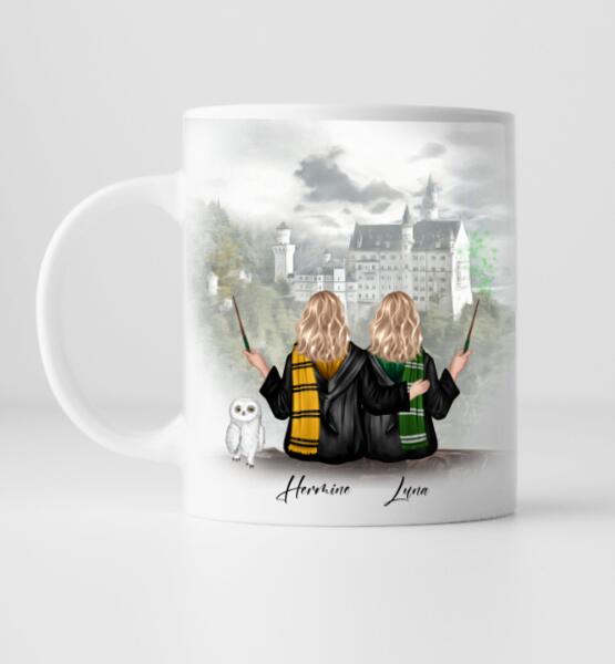 Beste Zauberinnen (2-3 Freundinnen) - Personalisierte Tasse