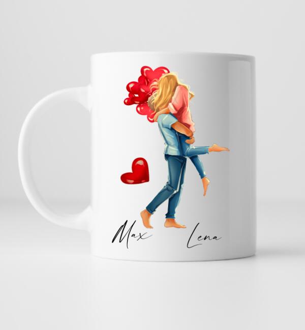 My Valentine - Personalisierte Tasse