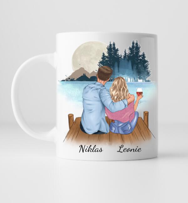 Bestes Paar - Personalisierte Tasse