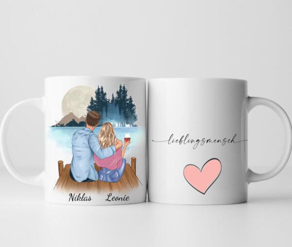 Bestes Paar - Personalisierte Tasse