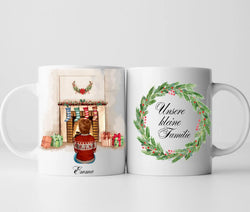 Kinder Weihnachten (1-3 Kinder) - Personalisierte Tasse