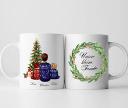 Kinder Wintertraum (1-4 Kinder) - Personalisierte Tasse