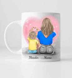 Mama & Sohn - Personalisierte Tasse