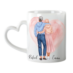 Happy Jahrestag - Personalisierte Tasse