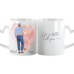 Happy Jahrestag - Personalisierte Tasse