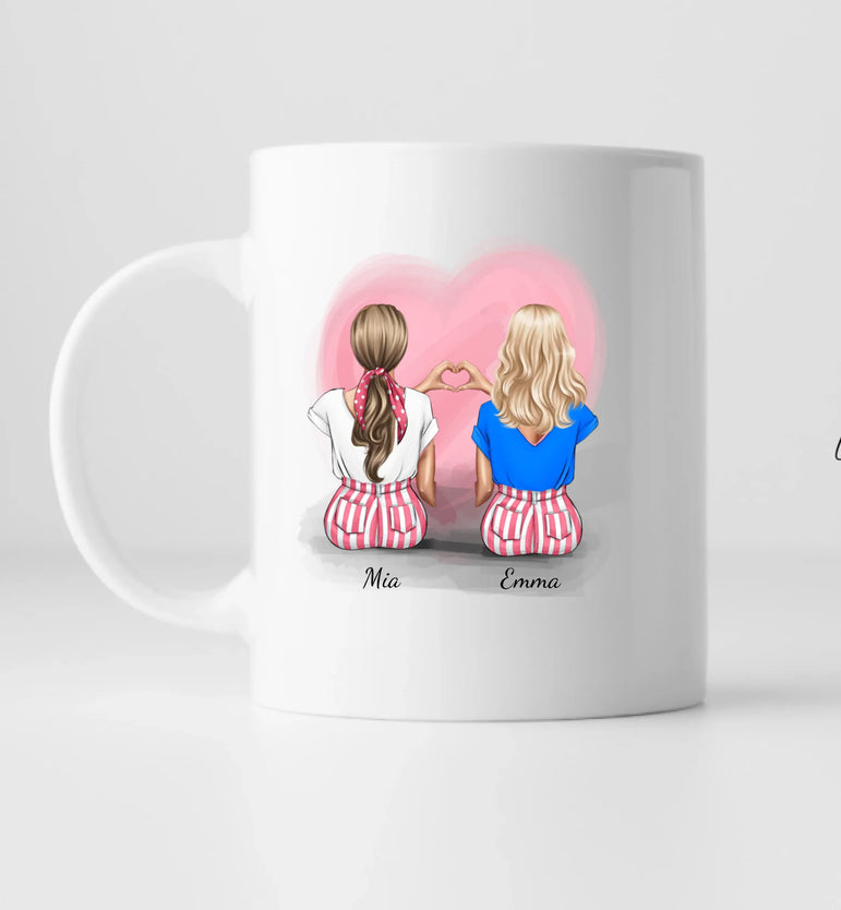 Work Bestie - Personalisierte Tasse