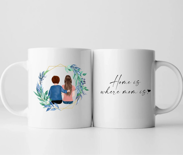 Mutter & Tochter - Personalisierte Tasse