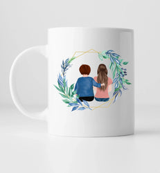 Mutter & Tochter - Personalisierte Tasse