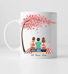 Mutter & 2 Töchter - Personalisierte Tasse