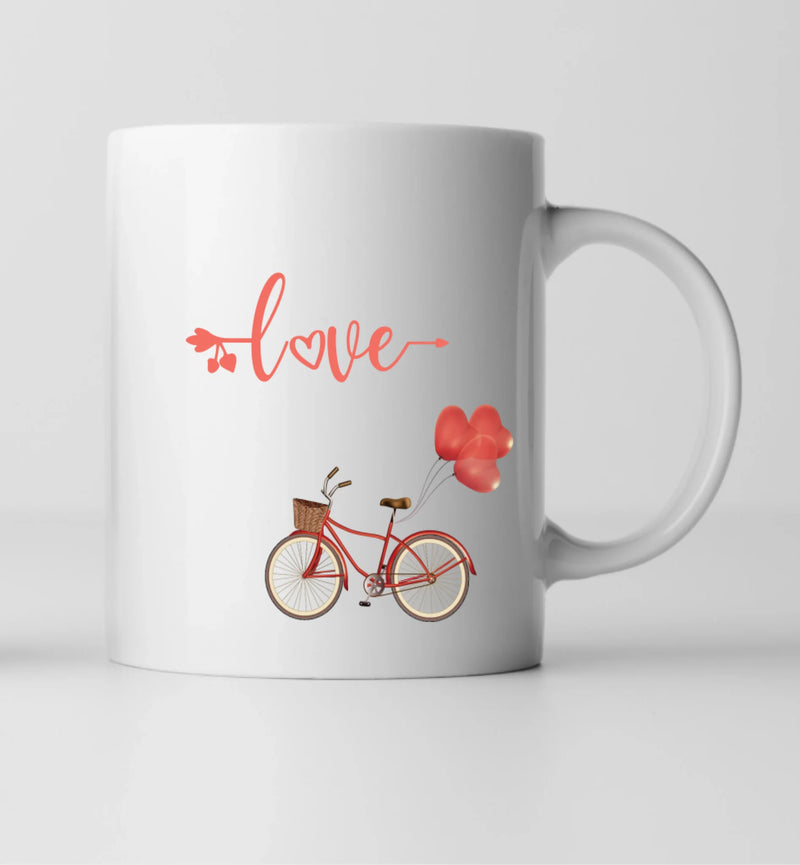 Pärchen Frühlingsgefühle - Personalisierte Tasse