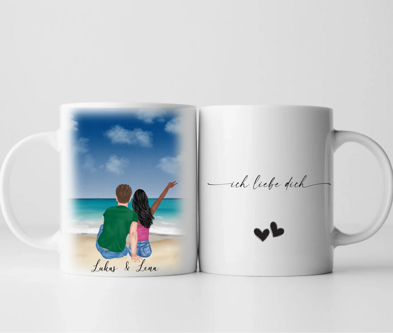 Pärchen - Personalisierte Tasse