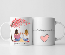 Freundinnen Unterm Baum - Personalisierte Tasse