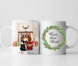 Kinder mit Hund Weihnachten
