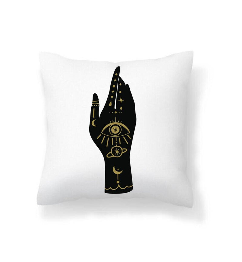 Himmlische Zeichen Gold Matt - Personalisiertes Kissen