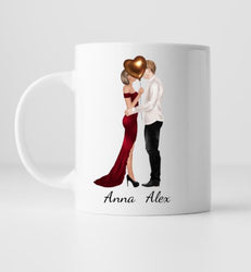 Pärchen Romantischer Moment - Personalisierte Tasse