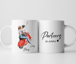 Beste Freundinnen auf Reisen - Personalisierte Tasse