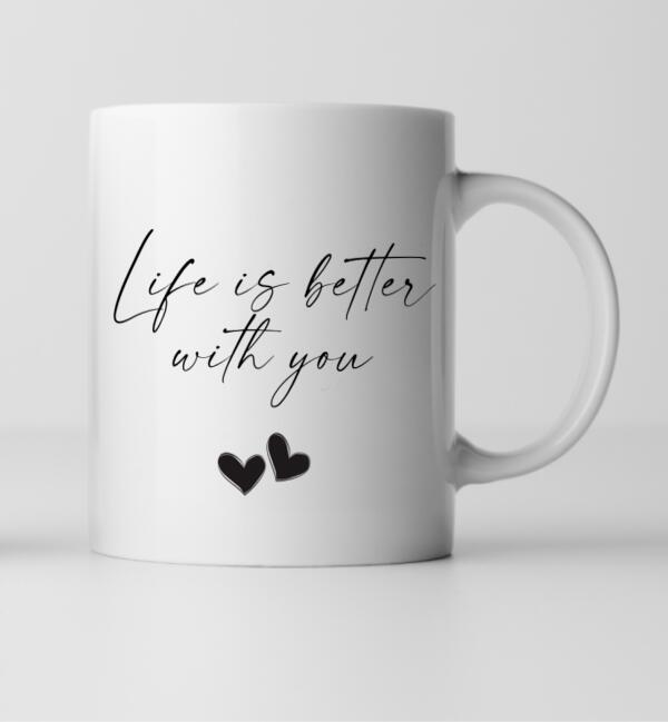 My Valentine - Personalisierte Tasse